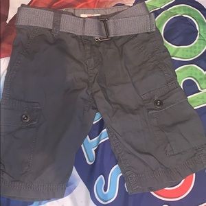 Grey Levi cargo shorts